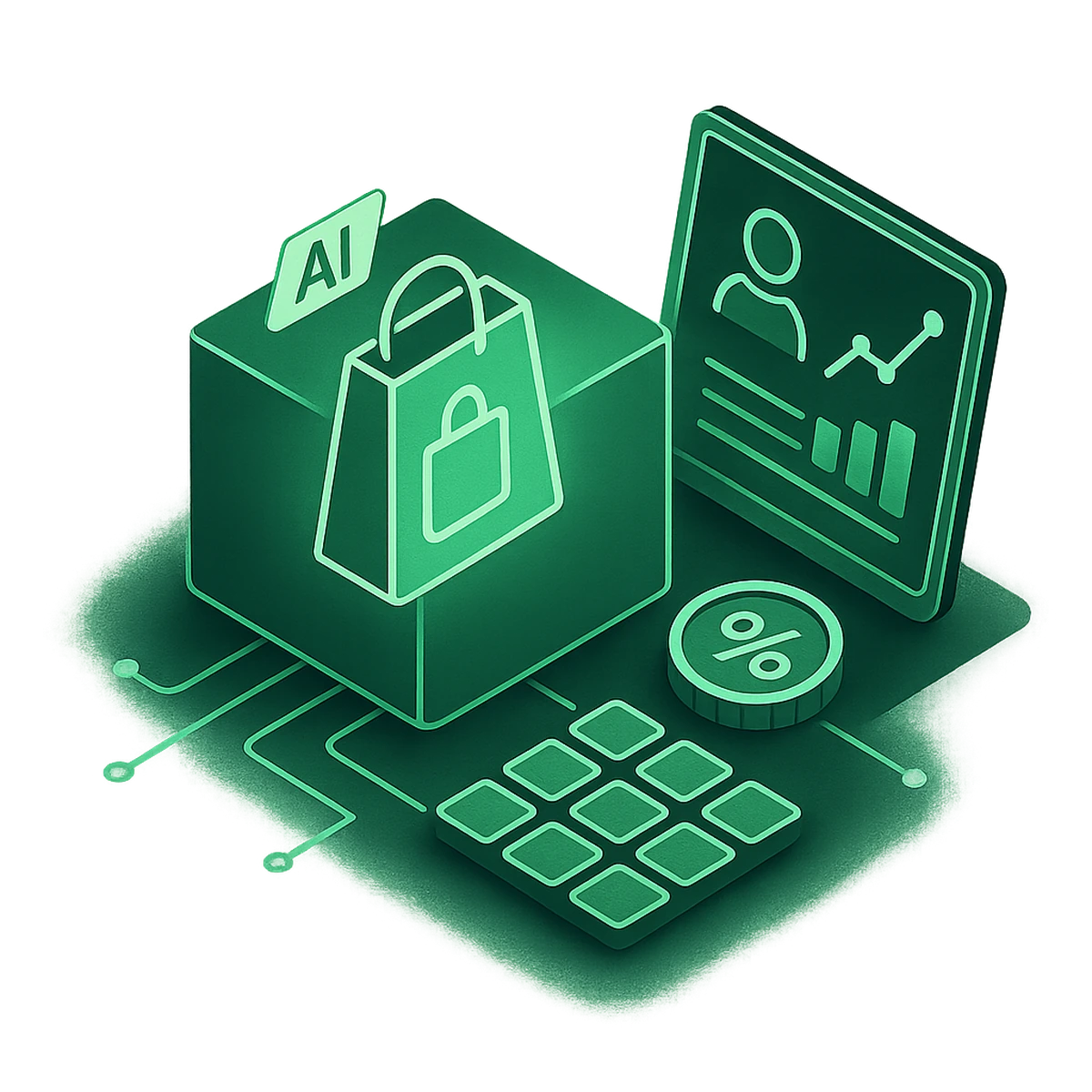 Retail & loyalty — hero ilustrace