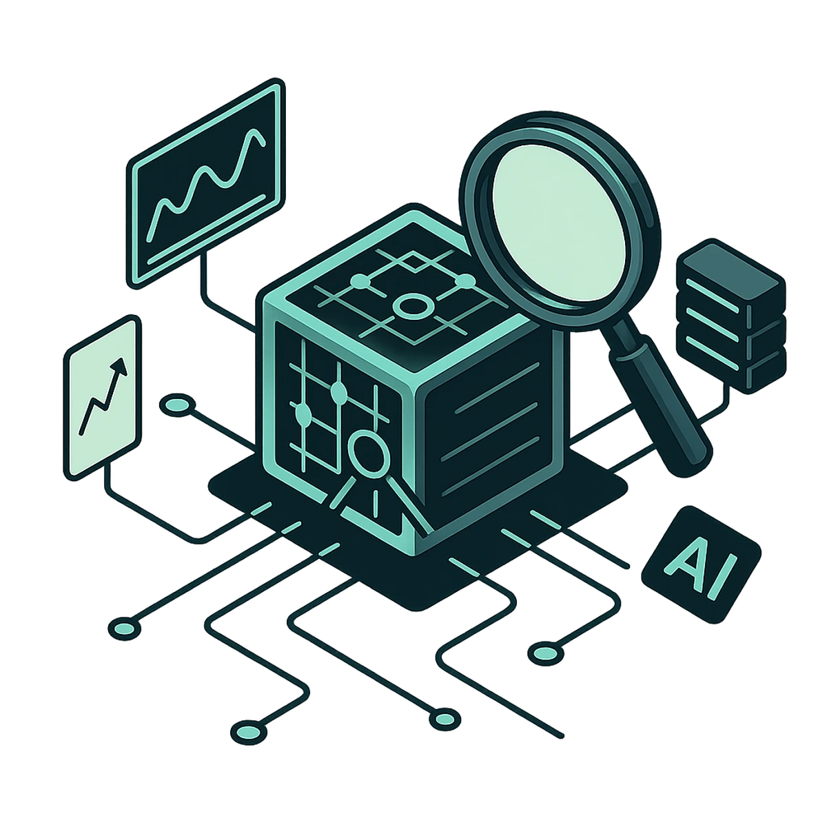 QA, testing & observability — hero ilustrace